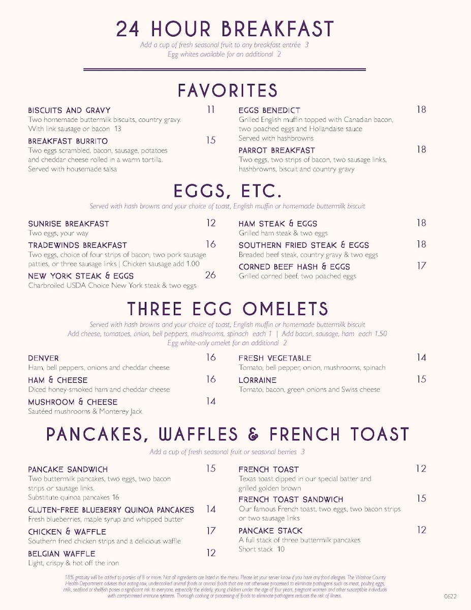 Purple Parrot Menu - Image 3